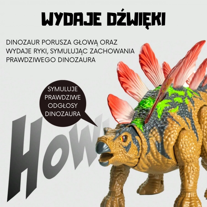 Woopie Dinosaurus na diaľkové ovládanie RC Robot Stegosaurus