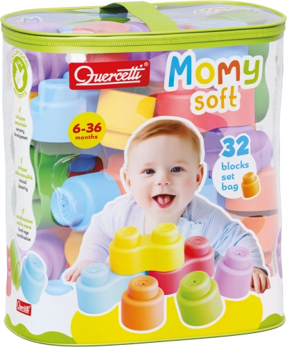 Momy mäkké stavebné kocky v taške