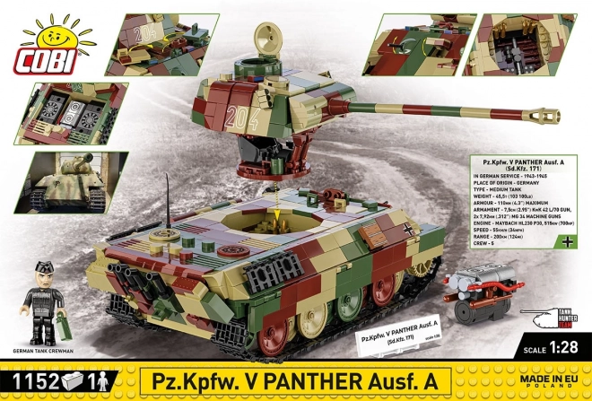 Model tanku Pz.Kpfw.V Panther Ausf.A