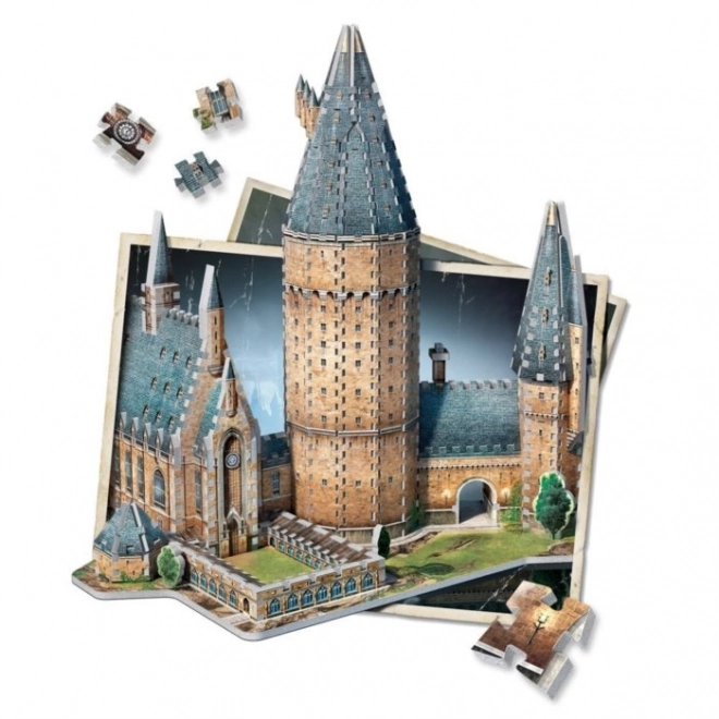 Wrebbit 3D puzzle Harry Potter: Bradavice Veľká sieň 850 dielikov