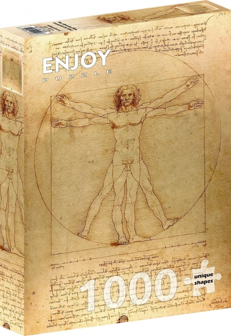 Puzzle Vitruviánsky muž 1000 dielikov