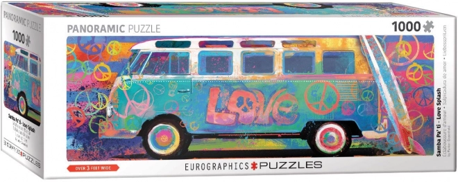 Panoramatické puzzle Colorful Volkswagen 1000 dielikov