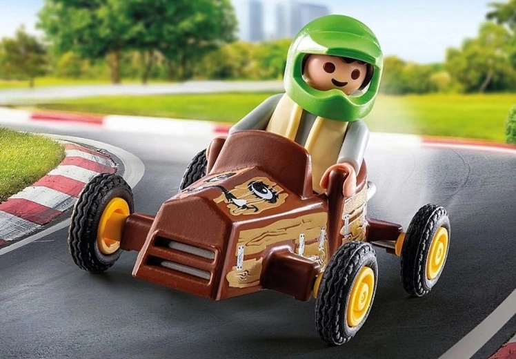 Pretekárska motokára pre akčnú jazdu
