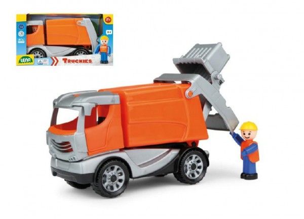 Truckies smetiarske auto 25 cm plastové s figúrkou v krabici 24m+