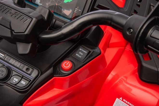 Elektrická detská štvorkolka Can-Am Outlander červená