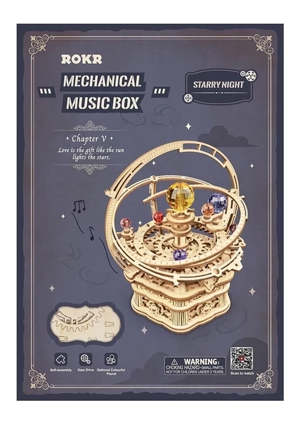 RoboTime 3D puzzle boxy na hračky Historický orloj