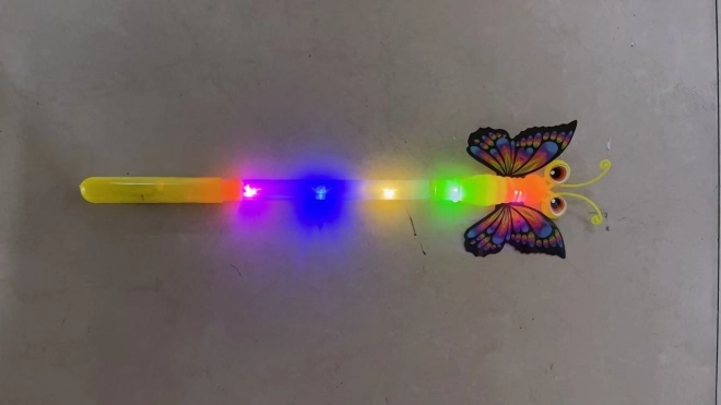 Prútik motýľ so svetelnými efektmi 38 cm
