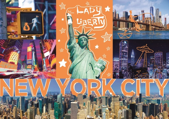 Puzzle Neon Color Line New York 1000 dielikov