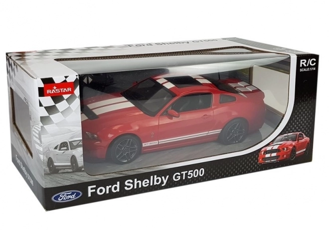 Závodné auto na diaľkové ovládanie Ford Shelby GT500 1:14 červené