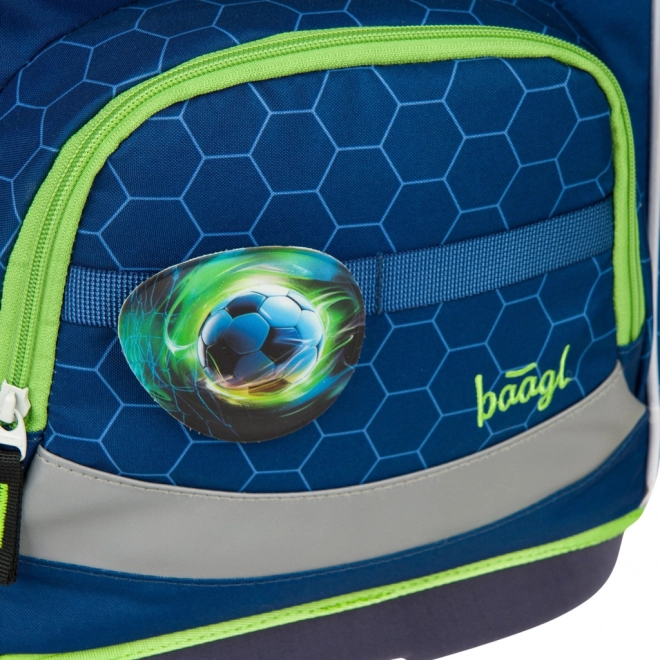 Školská aktovka Zippy plus s motívom futbalovej lopty