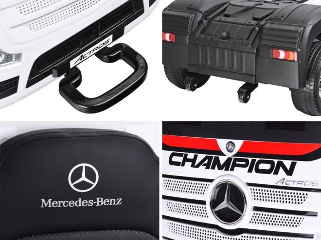 Elektrické auto TIR Mercedes Benz Actros – Biela
