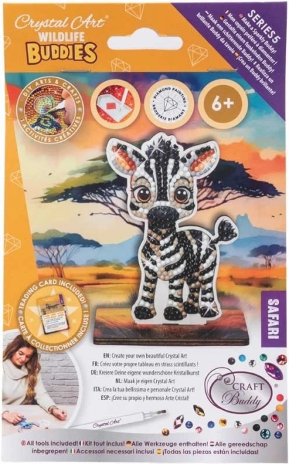 Diamantové maľovanie Safari: Zebra