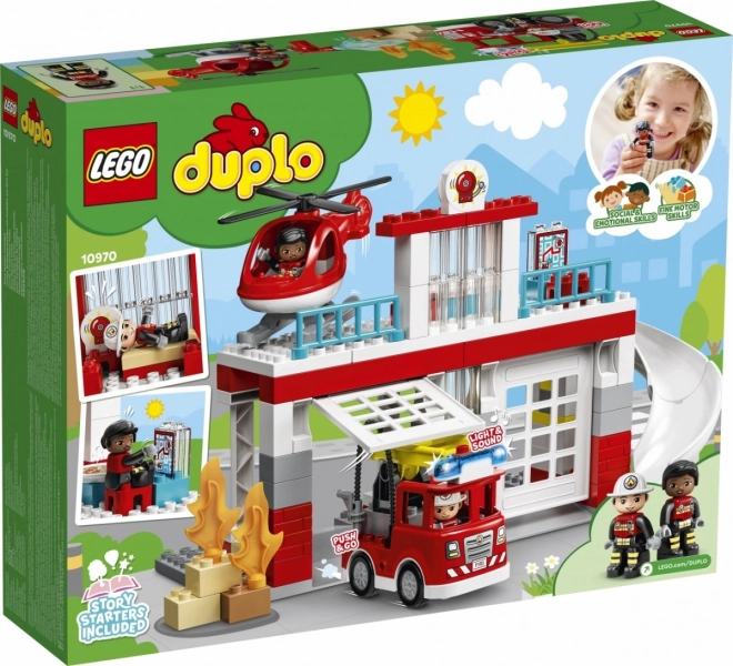 Hasičská stanica a vrtuľník LEGO DUPLO