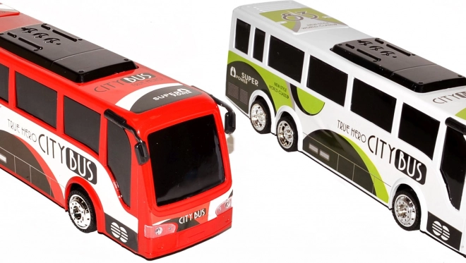 Plastový autobus 35 cm – 2 farby