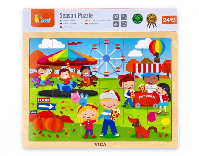 Sezónne puzzle Jeseň