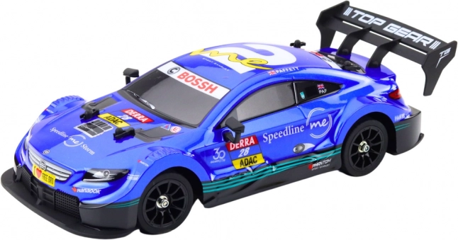 Závodné auto RC pre drift modré 30 km/h 1:16