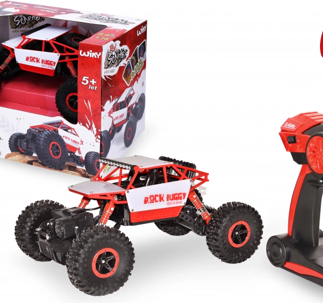 Auto Rock Buggy Červený Scarab
