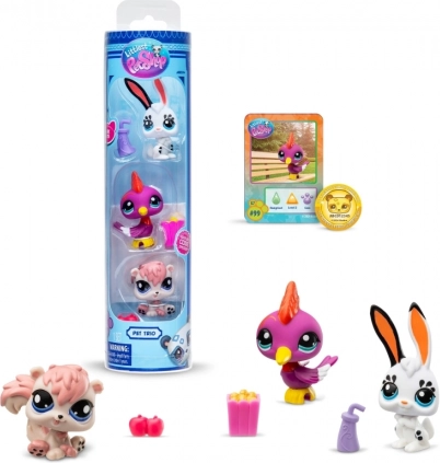 Littlest Pet Shop Pet Trio Tuba Séria 2 figúrky