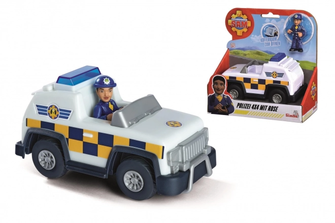 Hasič Sam - Policajné auto 4x4 mini