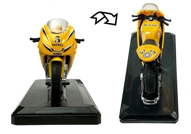 Športový motocykel so zvukmi 1:18