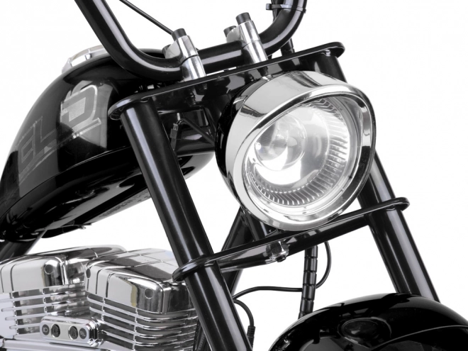 Elektrický motocykel Chopper pre deti – Čierna