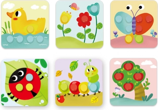 Detská skladačka zvieratká Tooky Toy