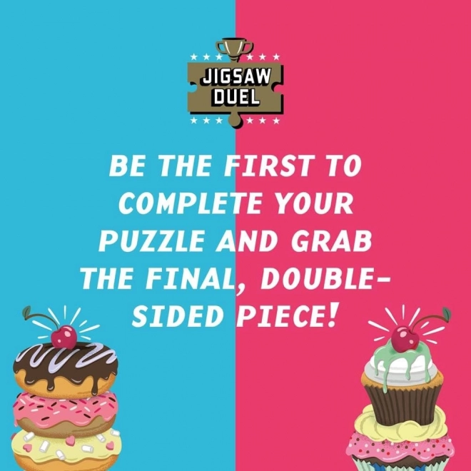 Ridley's hry Puzzle Duel: Donut vs Cupcake 2x70 dielikov