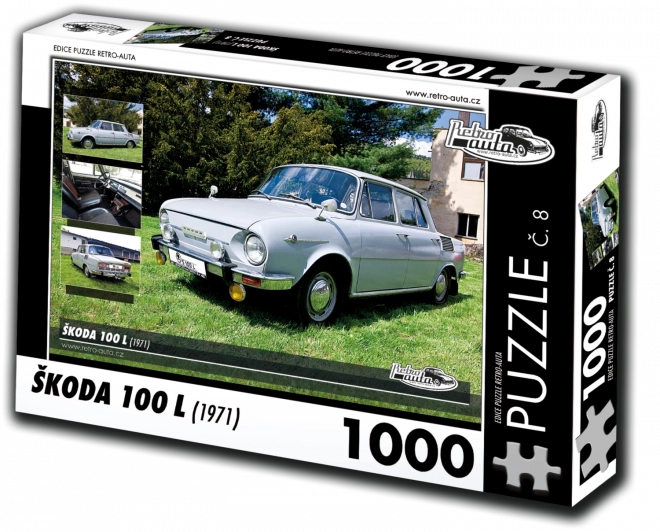 Retro puzzle Škoda 100 L (1971)