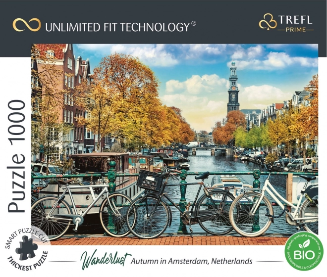 Puzzle Trefl UFT Wanderlust: Jeseň v Amsterdame 1000 dielikov