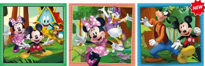 Clementoni Puzzle 3x48 dielikov - Mickey a Minnie