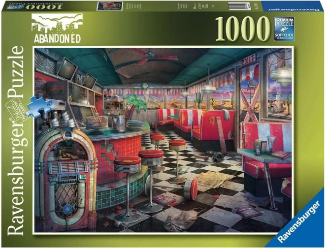 Ravensburger puzzle Opustené miesta: Chátrajúce bistro 1000 dielikov