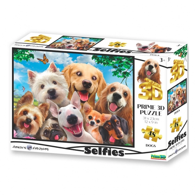 Psie selfie 3D puzzle