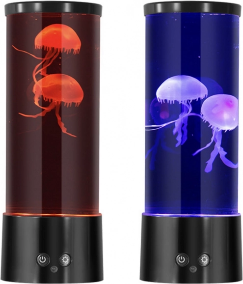 Ozdobná LED lampička s medúzami na batérie a USB kábel