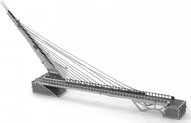 Metal Earth 3D puzzle Most Sundial Bridge