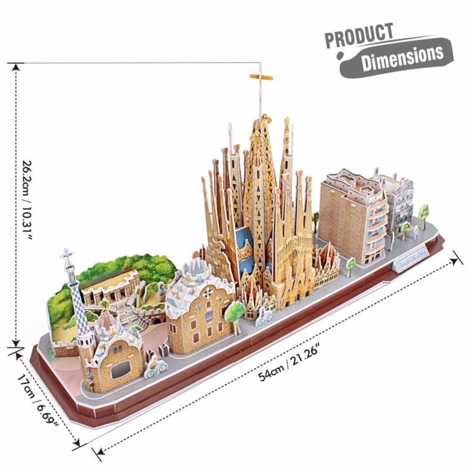 CubicFun: Puzzle 3D City Line Barcelona