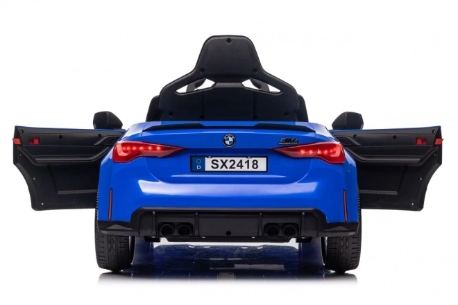 Elektrické auto BMW M4 modré