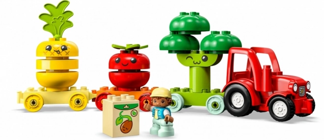 Kocky DUPLO 10982 Traktor na zeleninu a ovocie