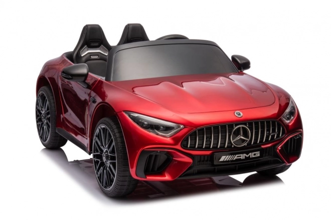 Mercedes AMG SL63 červeno lakované auto na baterky