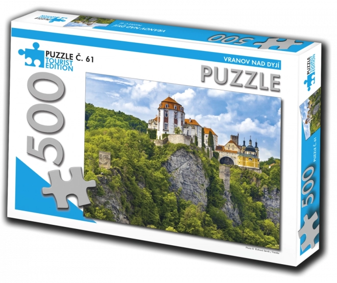 Turistické puzzle Vranov nad Dyjí 500 dielikov