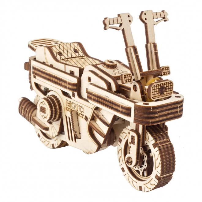 Ugears 3D drevené mechanické puzzle Sklápací skúter