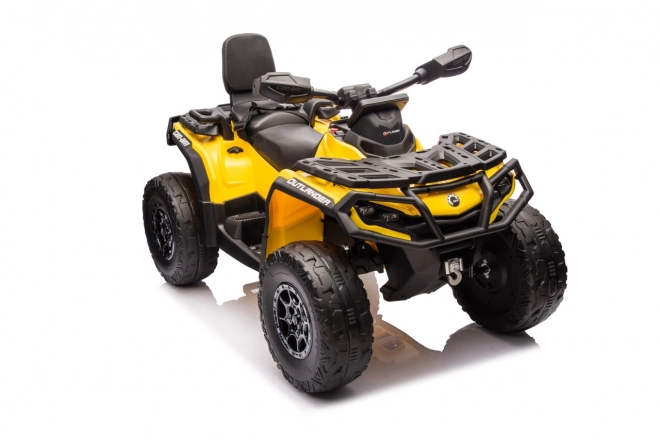 Detská štvorkolka Can Am Outlander ATV žltá