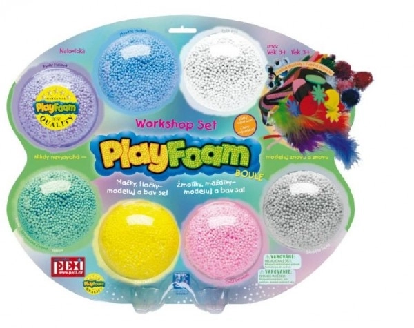 PlayFoam® Modelína/plastová lopta s príslušenstvom 7 farieb