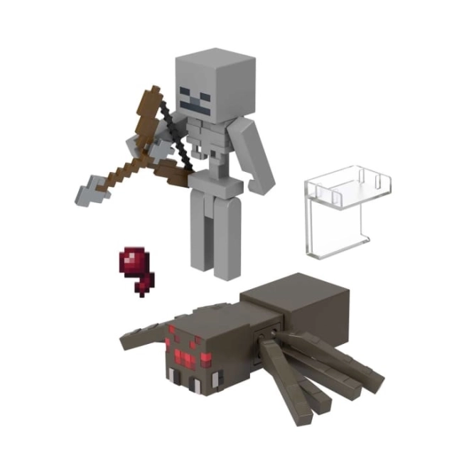 Figúrka Minecraft Skeleton a Spider