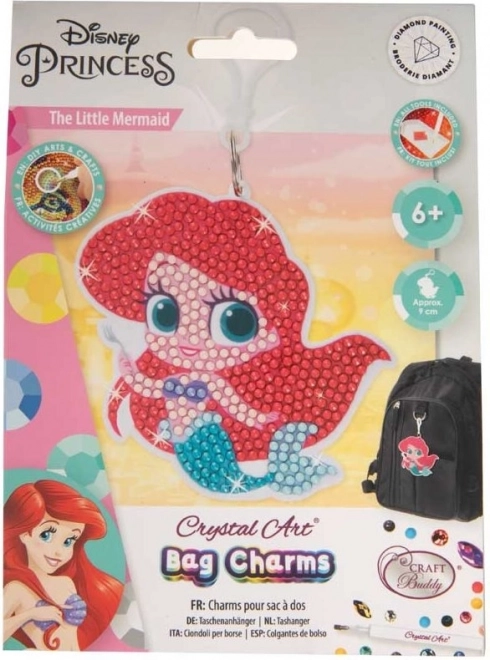Crystal Art prívesok Malá morská víla