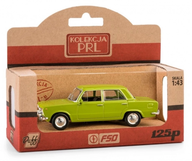 Pojazd PRL FIAT 125p - Zelený