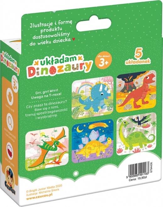 Dinozaury puzzle 45 dielikov