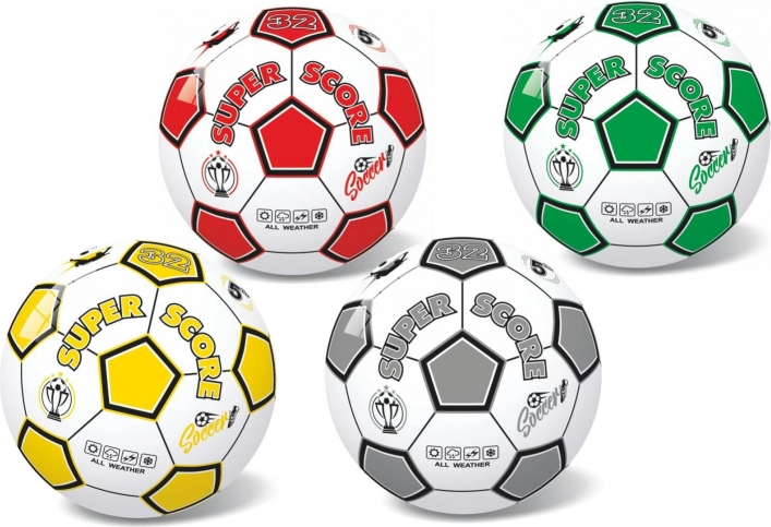 futbalová lopta 23 cm do každého počasia, 4 farby