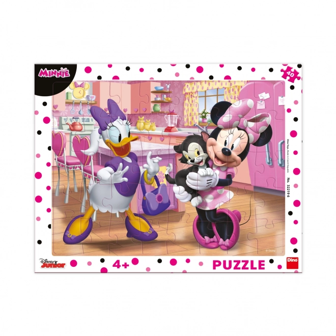 Puzzle Minnie má nového maznáčika 40 dielikov