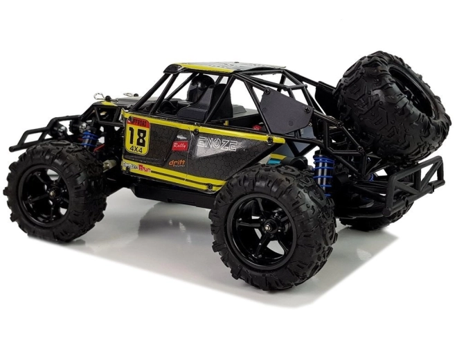 Závodné auto na diaľkové ovládanie Buggy 1:18 žlté