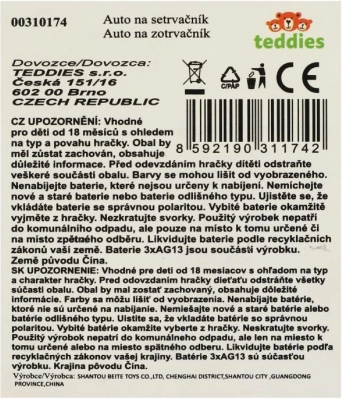 Drevené nákladné autíčko na zotrvačník 11 cm